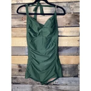 Molybell Green One Piece Swimsuit Green Size XL